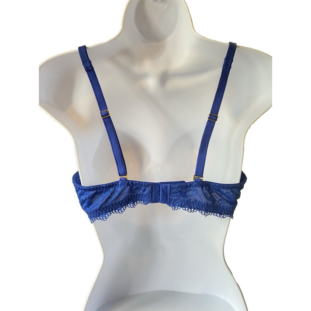 Soma Bra 36B Embraceable Enchanting Lace Demi Bras Lined Underwire Adjustable - Picture 16 of 16